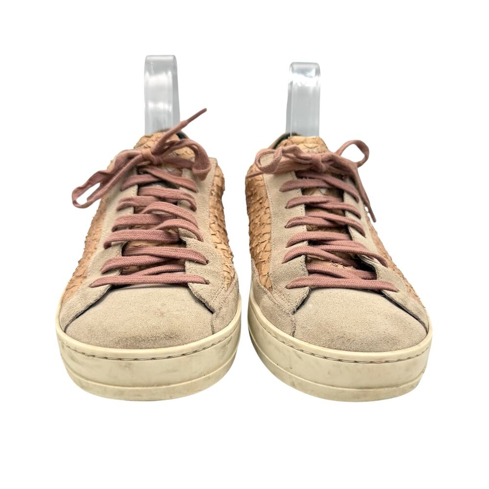 P448 John Textured Embossed Pink Python Snake Dis… - image 3